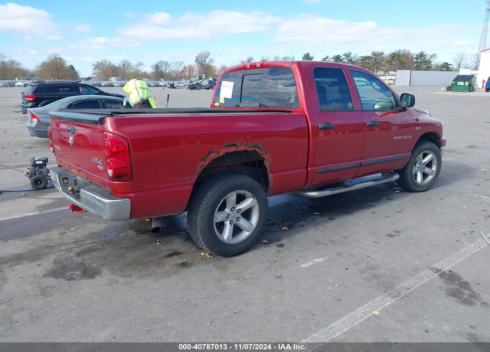 2007 DODGE RAM 1500 SLT/TRX4 OFF ROAD/SPORT VIN: 1D7HU18287J539222