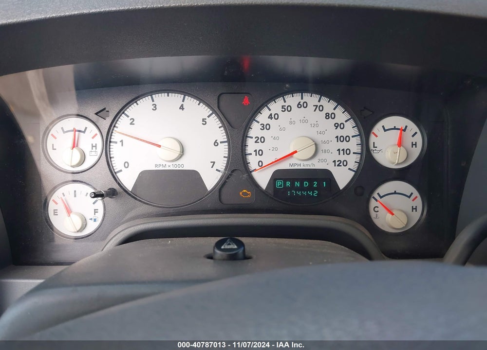 2007 DODGE RAM 1500 SLT/TRX4 OFF ROAD/SPORT VIN: 1D7HU18287J539222