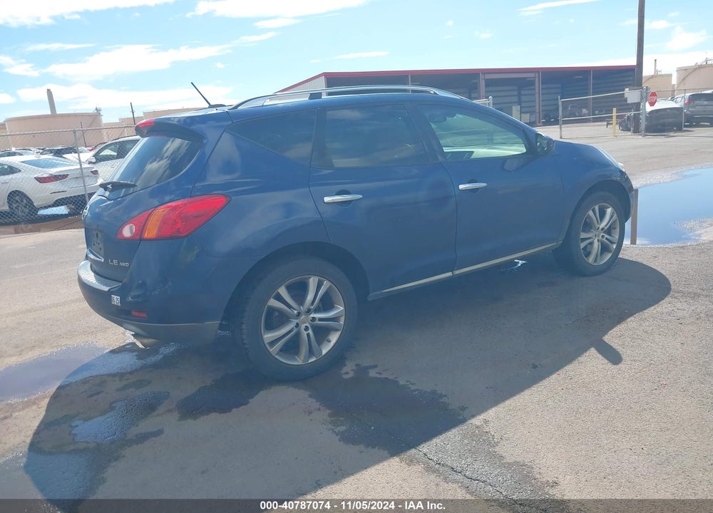 2010 NISSAN MURANO LE VIN: JN8AZ1MW3AW115905