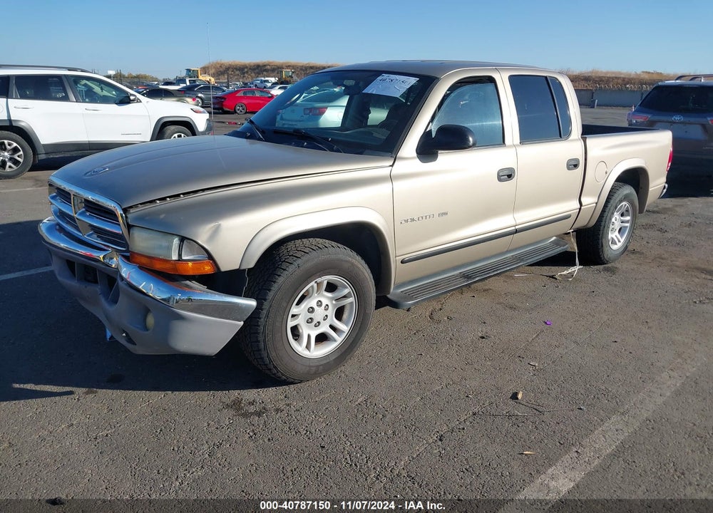 2002 DODGE DAKOTA SLT VIN: 1B7HL48X52S709047