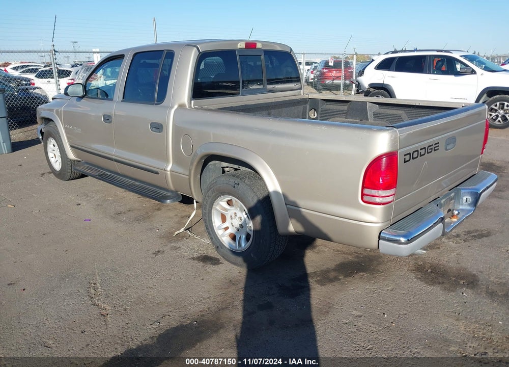 2002 DODGE DAKOTA SLT VIN: 1B7HL48X52S709047