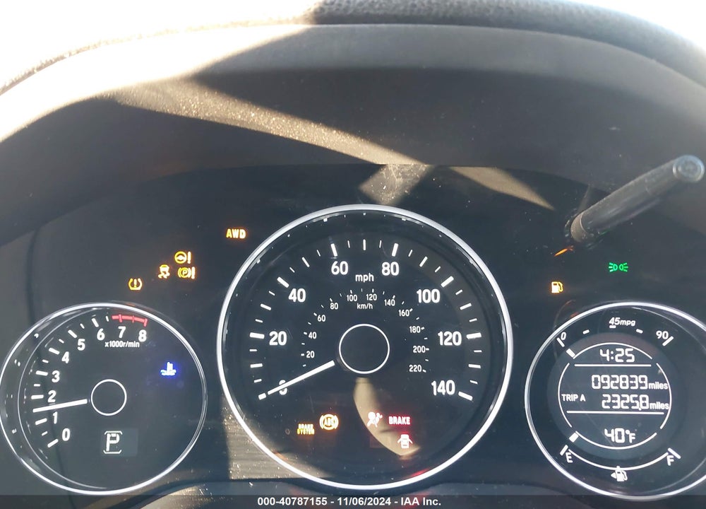 2016 HONDA HR-V EX VIN: 3CZRU6H57GM765951