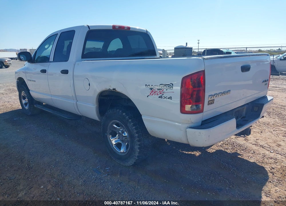 2003 DODGE RAM 1500 SLT/LARAMIE/ST VIN: 1D7HU18N63S187384