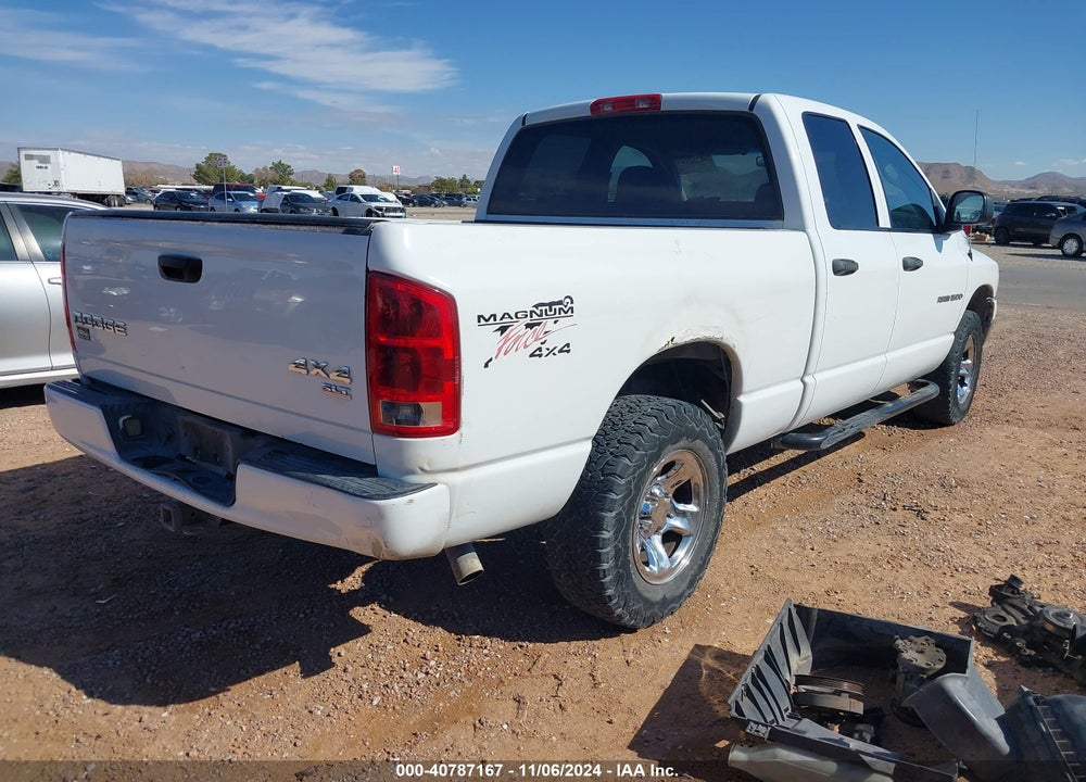 2003 DODGE RAM 1500 SLT/LARAMIE/ST VIN: 1D7HU18N63S187384