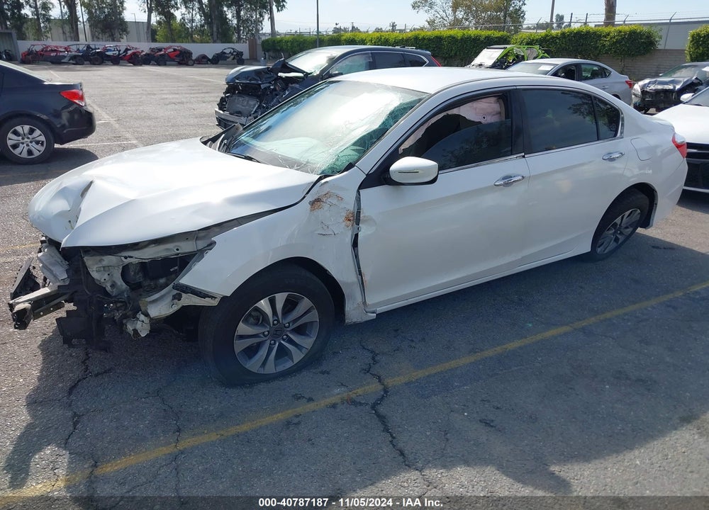 2014 HONDA ACCORD LX VIN: 1HGCR2F37EA029045