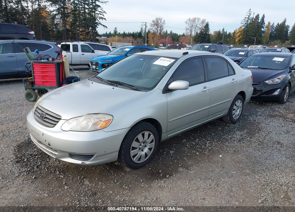 2004 TOYOTA COROLLA LE VIN: JTDBR32E942026468