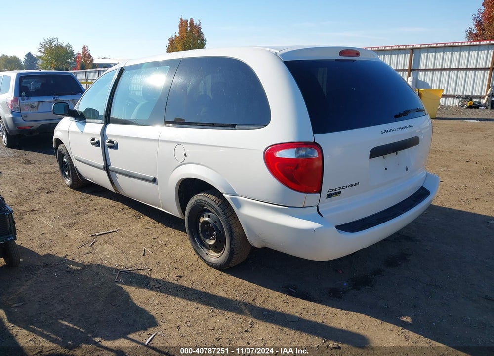 2007 DODGE GRAND CARAVAN SE VIN: 1D8GP24E87B250629