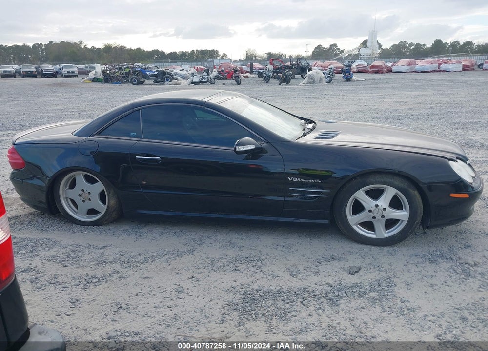2003 MERCEDES-BENZ SL 55 AMG VIN: WDBSK74F83F050719