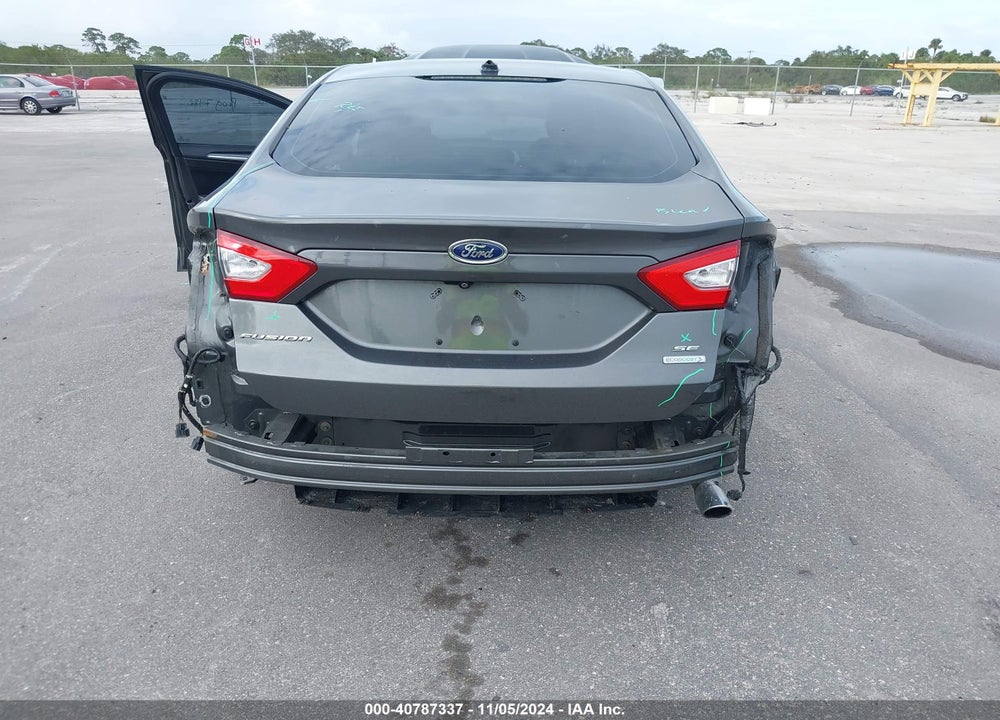 2016 FORD FUSION SE VIN: 3FA6P0HD5GR376531