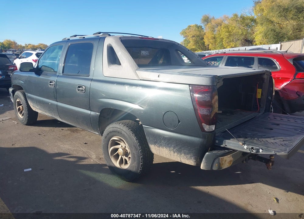 2004 CHEVROLET AVALANCHE 1500 VIN: 3GNEC12T74G187966