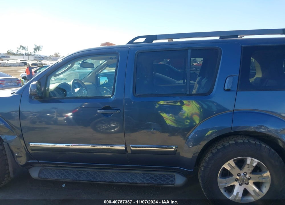 2008 NISSAN PATHFINDER LE VIN: 5N1AR18U58C611560
