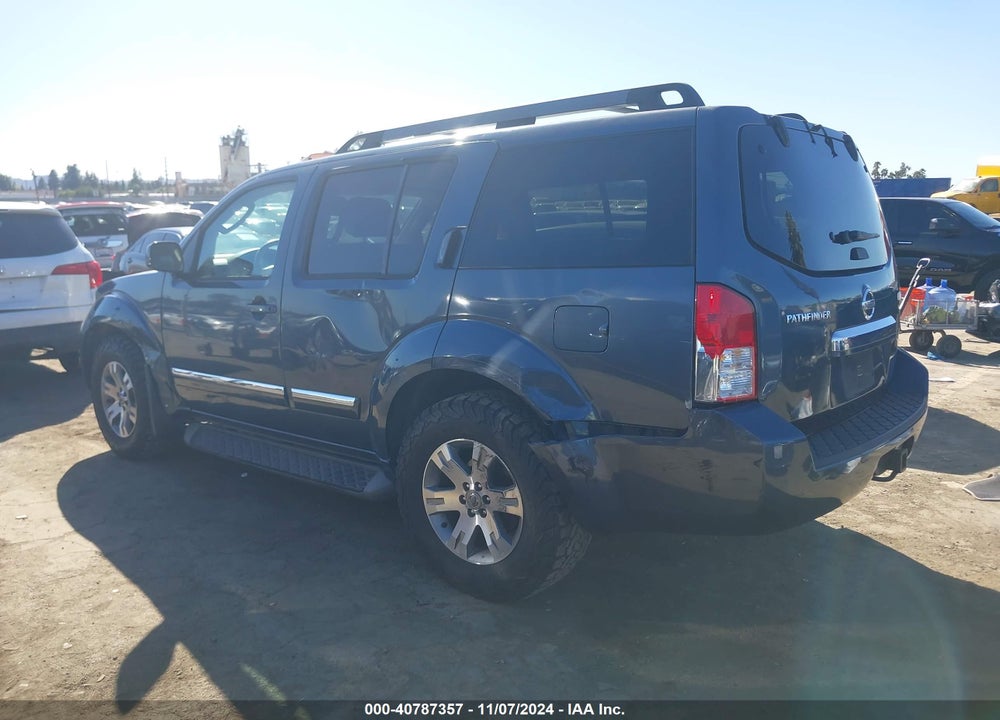 2008 NISSAN PATHFINDER LE VIN: 5N1AR18U58C611560