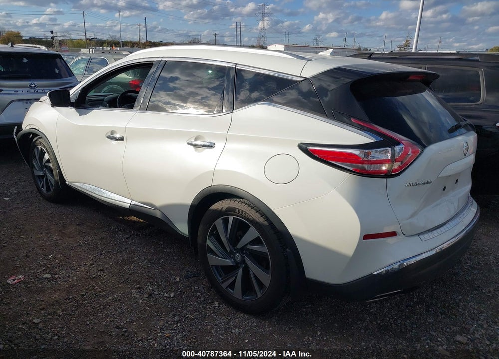 2015 NISSAN MURANO PLATINUM VIN: 5N1AZ2MH5FN280799