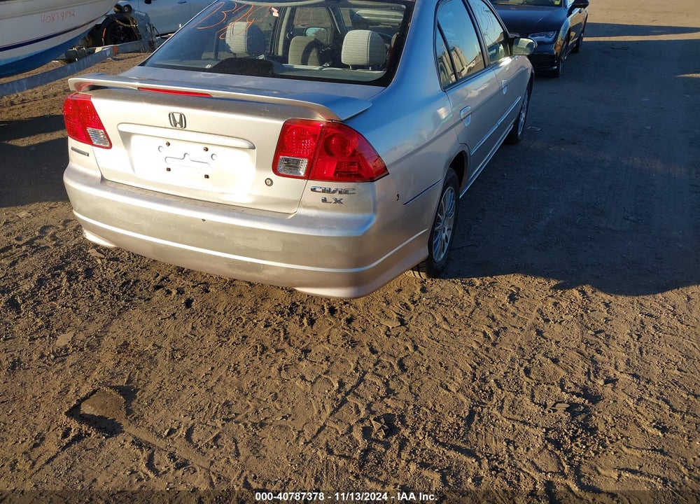 2005 HONDA CIVIC LX VIN: 2HGES16525H617042