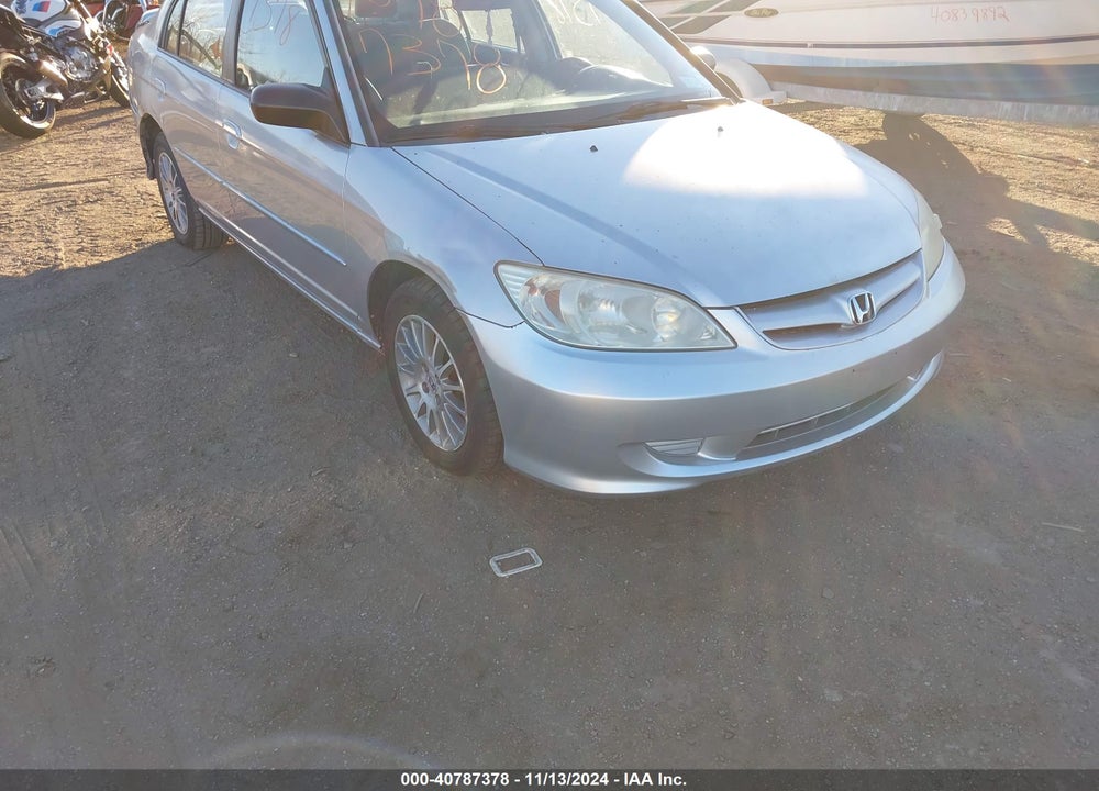 2005 HONDA CIVIC LX VIN: 2HGES16525H617042