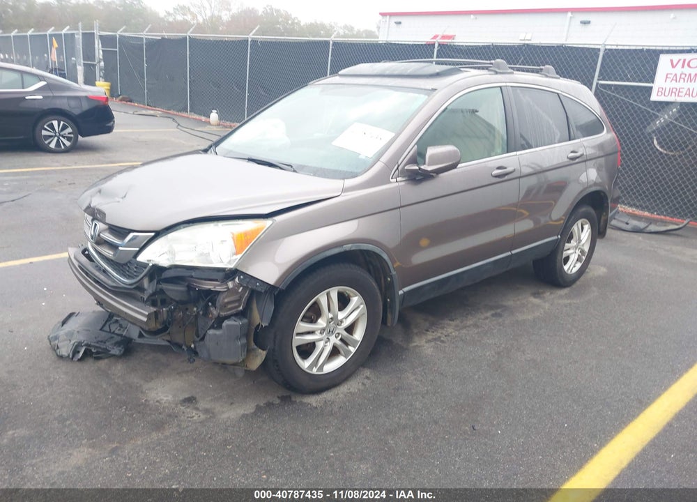 2010 HONDA CR-V EX-L VIN: 5J6RE3H78AL036377