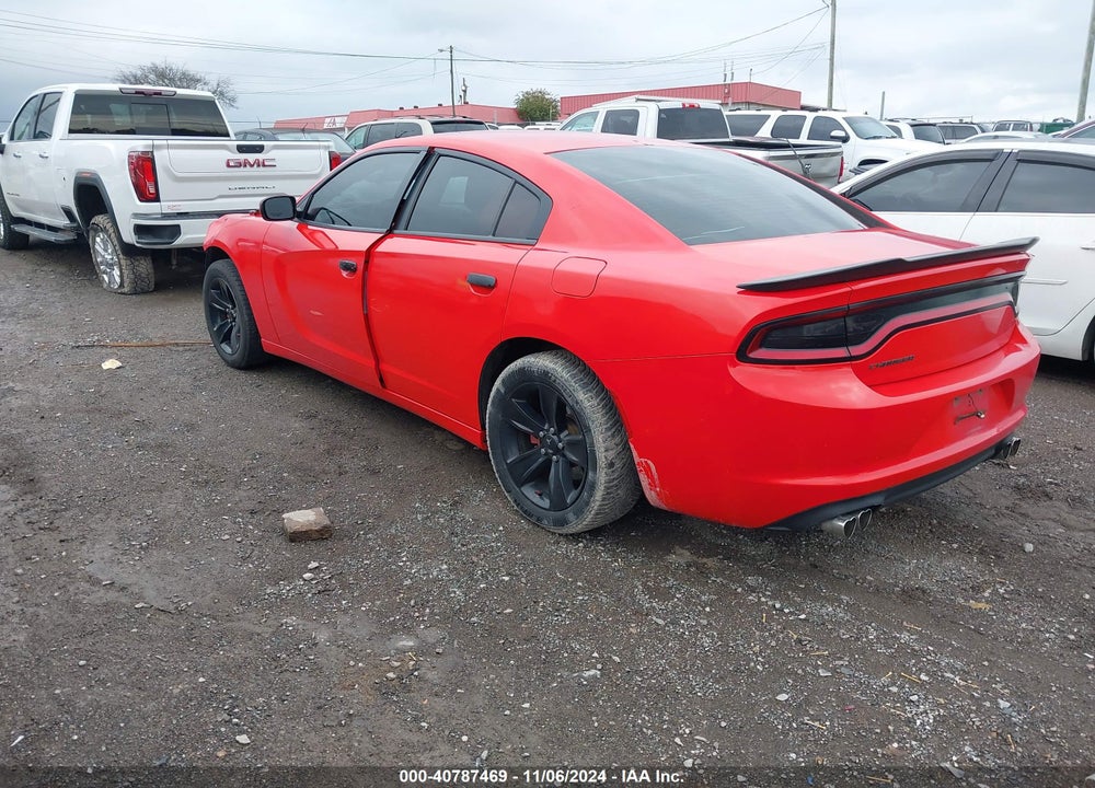2016 DODGE CHARGER SE VIN: 2C3CDXFG5GH348319