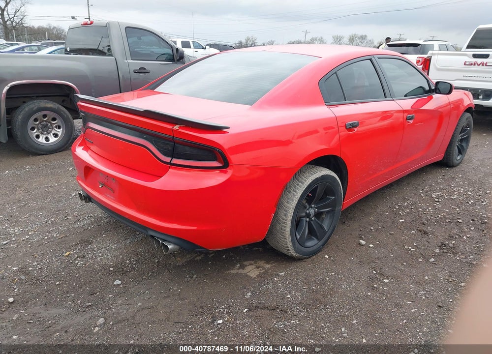 2016 DODGE CHARGER SE VIN: 2C3CDXFG5GH348319