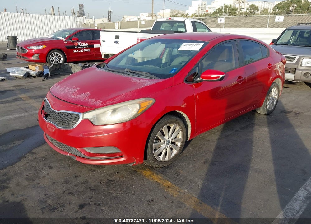 2014 KIA FORTE LX VIN: KNAFX4A63E5078327