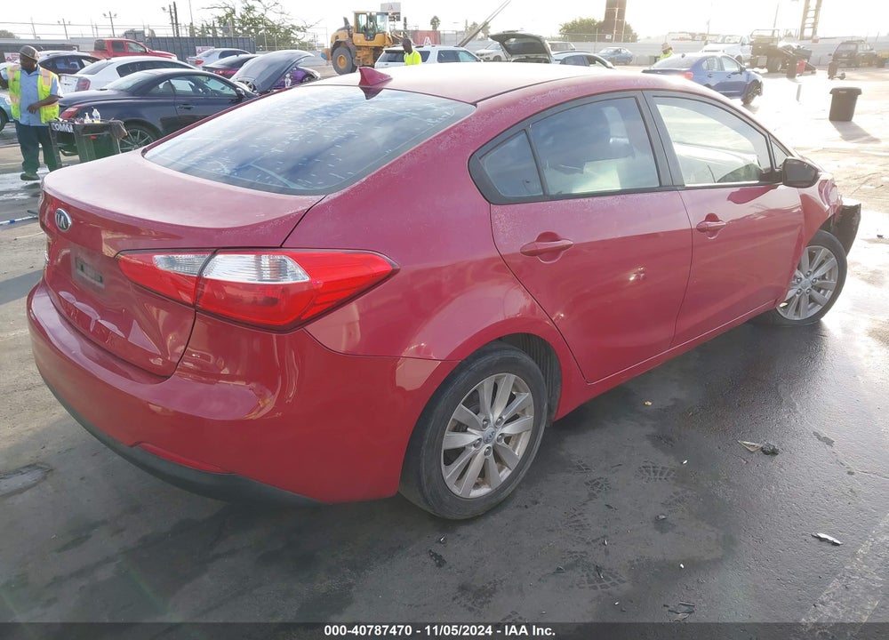 2014 KIA FORTE LX VIN: KNAFX4A63E5078327