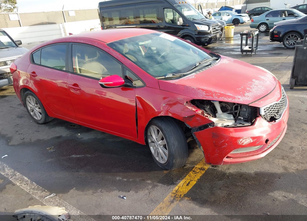 2014 KIA FORTE LX VIN: KNAFX4A63E5078327
