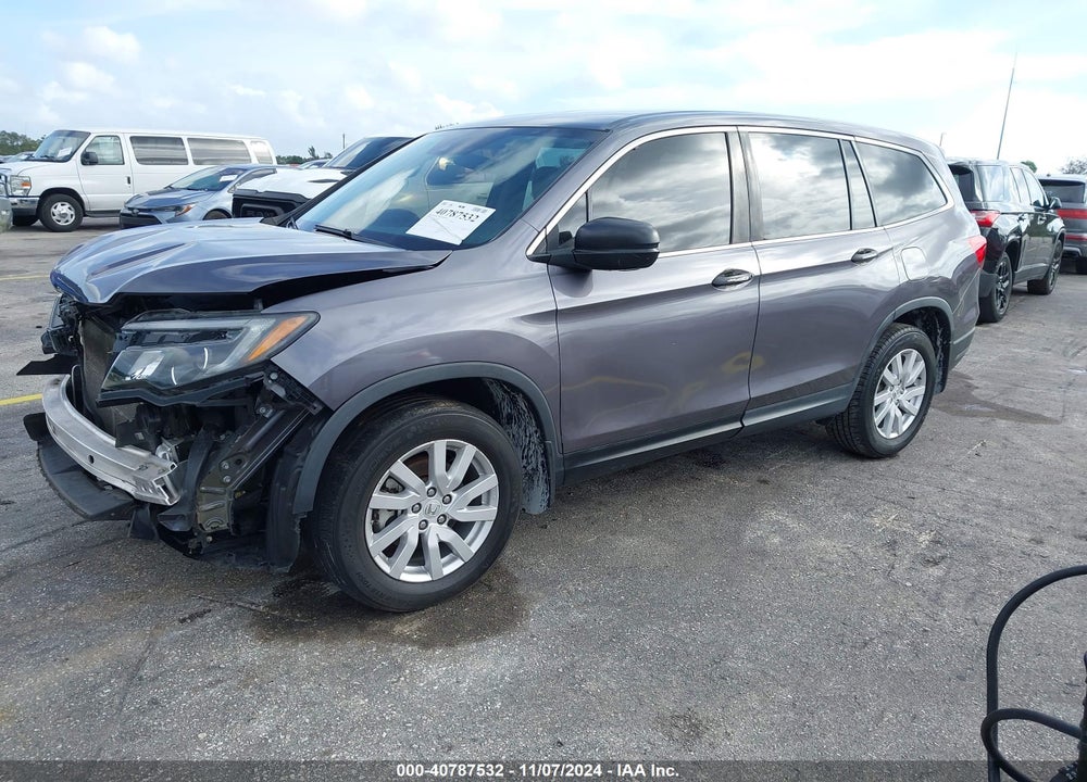2020 HONDA PILOT AWD LX VIN: 5FNYF6H12LB005577