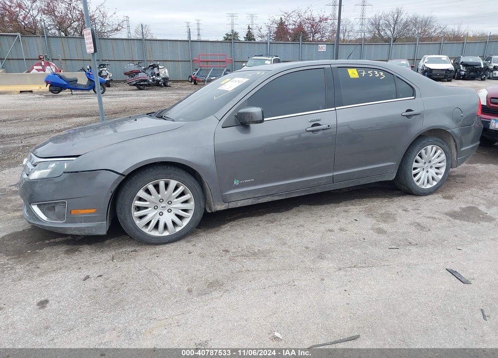 2011 FORD FUSION HYBRID VIN: 3FADP0L37BR308665