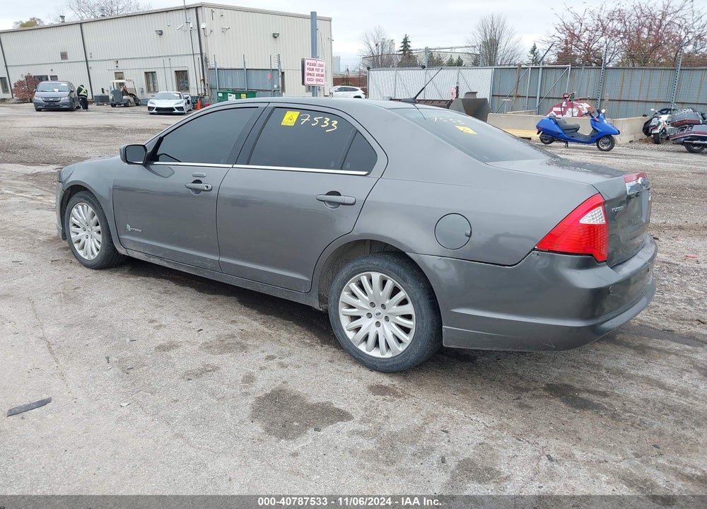 2011 FORD FUSION HYBRID VIN: 3FADP0L37BR308665