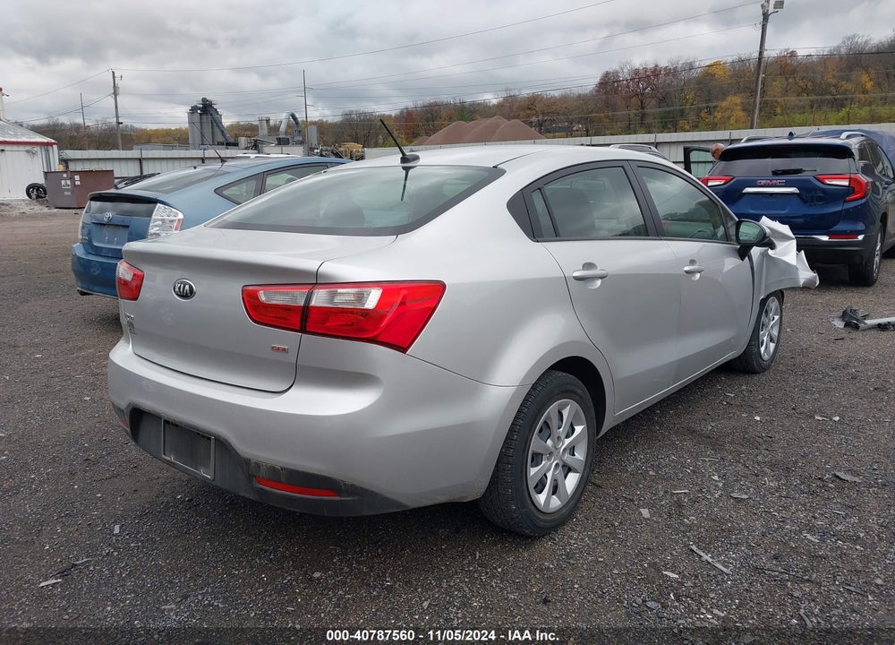 2014 KIA RIO LX VIN: KNADM4A3XE6417858