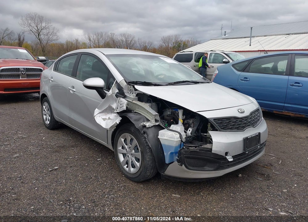 2014 KIA RIO LX VIN: KNADM4A3XE6417858
