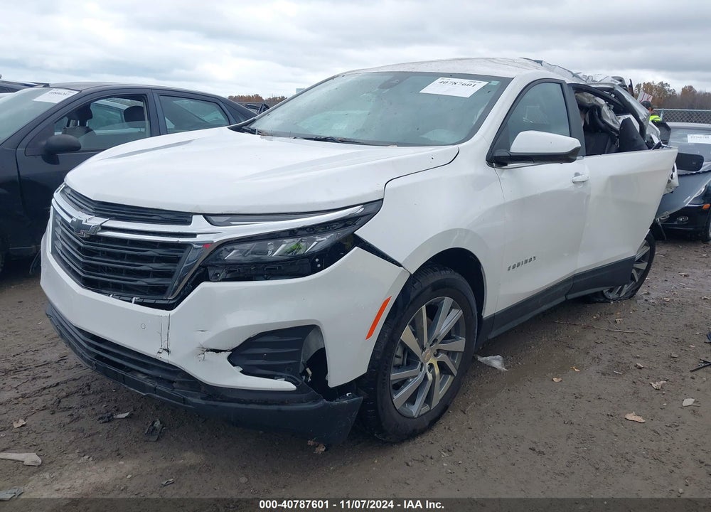 2022 CHEVROLET EQUINOX FWD LT VIN: 3GNAXKEV2NL241687