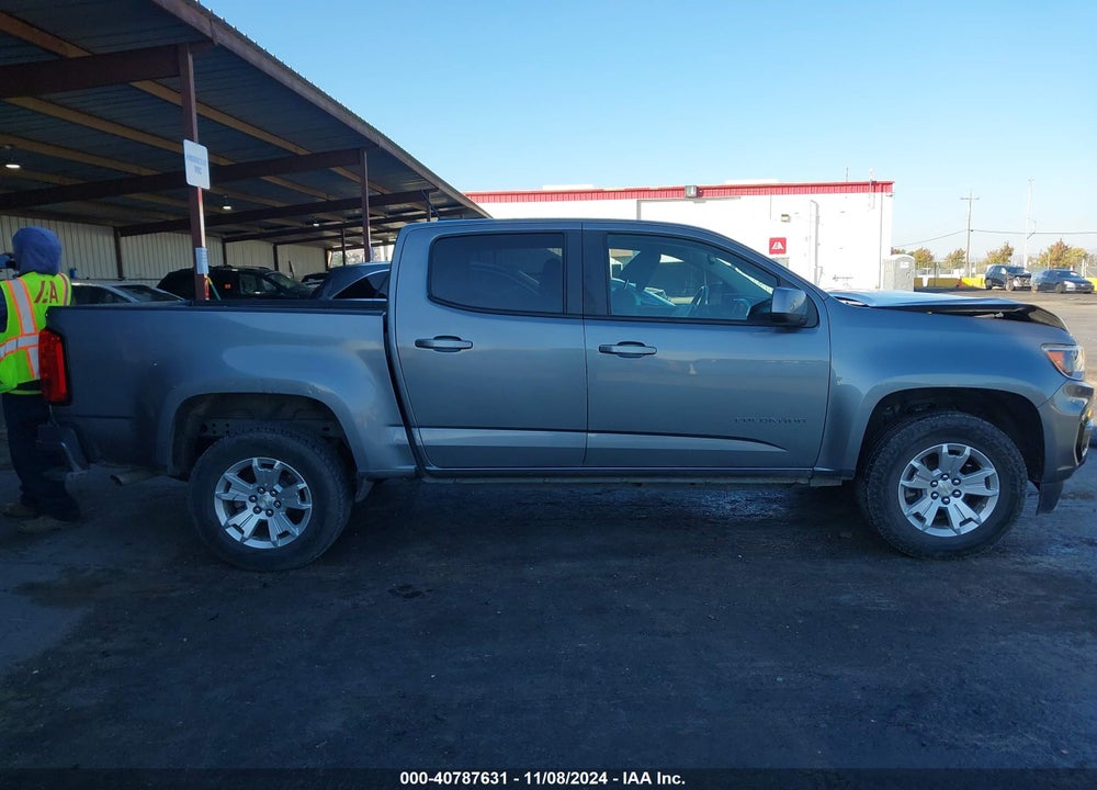 2021 CHEVROLET COLORADO 4WD SHORT BOX LT VIN: 1GCGTCEN6M1145636
