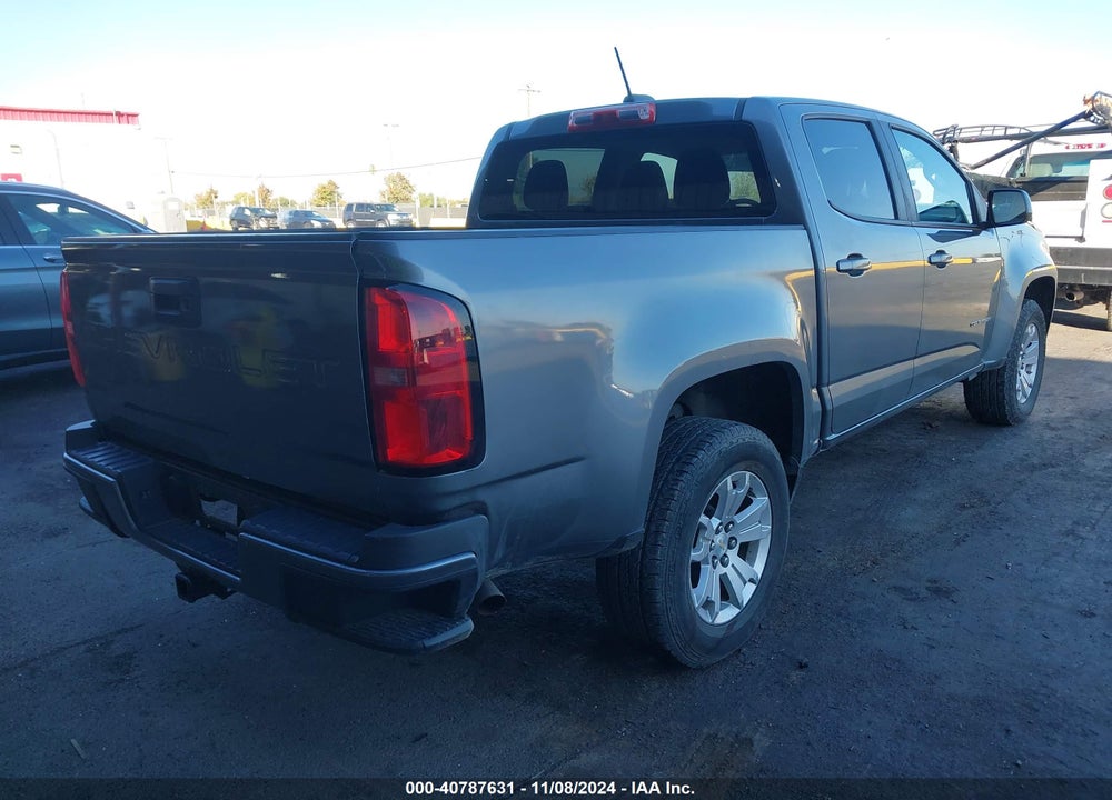 2021 CHEVROLET COLORADO 4WD SHORT BOX LT VIN: 1GCGTCEN6M1145636