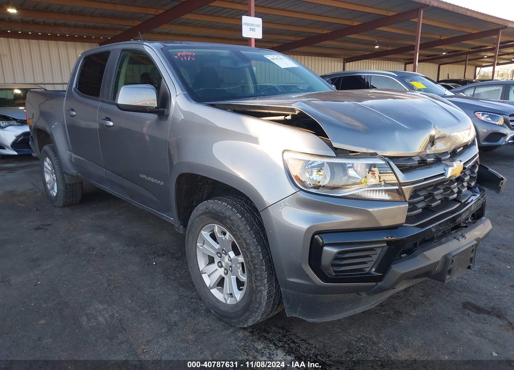 2021 CHEVROLET COLORADO 4WD SHORT BOX LT VIN: 1GCGTCEN6M1145636