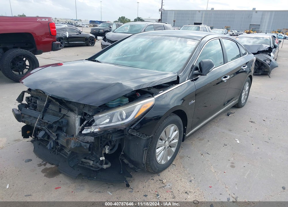2016 HYUNDAI SONATA HYBRID SE VIN: KMHE24L1XGA011356