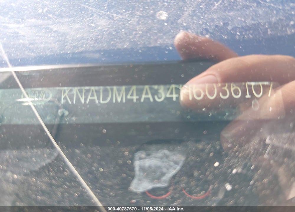 2017 KIA RIO LX VIN: KNADM4A34H6036107