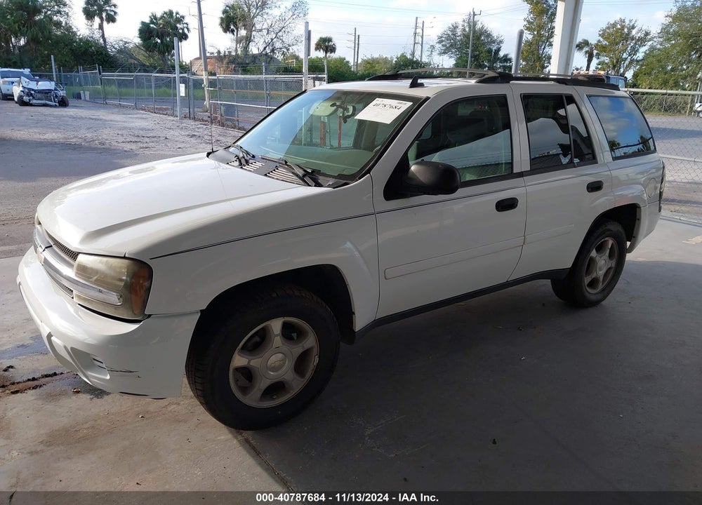2007 CHEVROLET TRAILBLAZER LS VIN: 1GNDS13S572209447