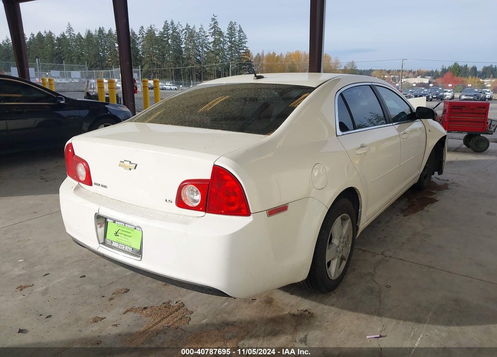 2008 CHEVROLET MALIBU LS VIN: 1G1ZG57B28F291707
