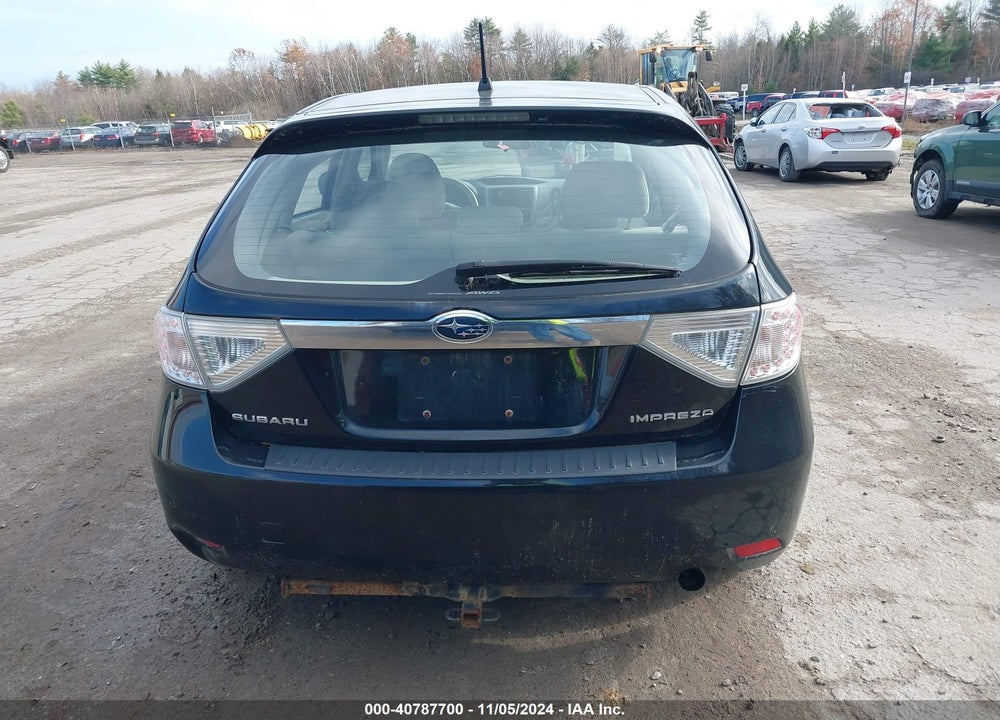 2008 SUBARU IMPREZA 2.5I VIN: JF1GH61608H828484
