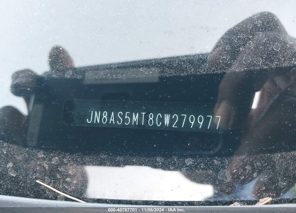 2012 NISSAN ROGUE VIN: JN8AS5MT8CW279977