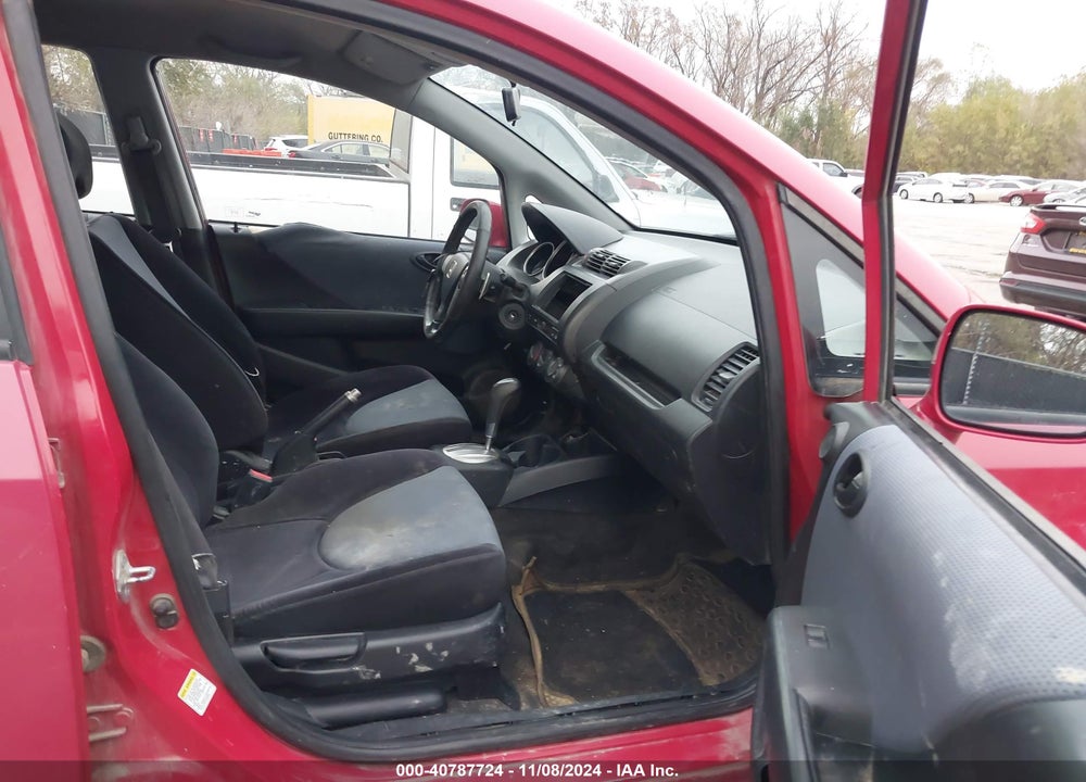 2007 HONDA FIT SPORT VIN: JHMGD38627S009583