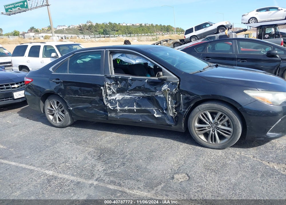 2016 TOYOTA CAMRY SE VIN: 4T1BF1FK7GU118681