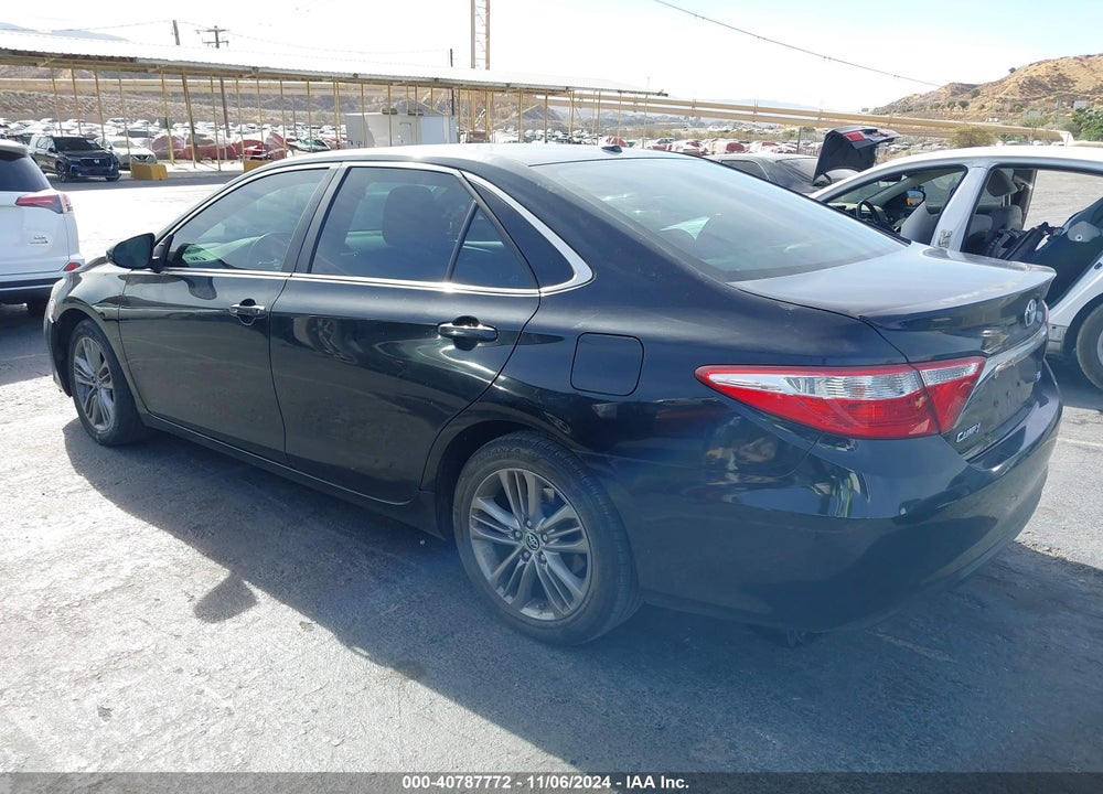 2016 TOYOTA CAMRY SE VIN: 4T1BF1FK7GU118681