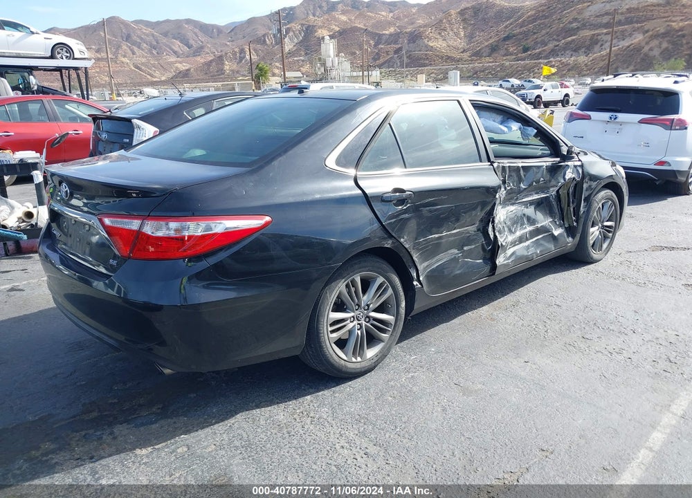 2016 TOYOTA CAMRY SE VIN: 4T1BF1FK7GU118681