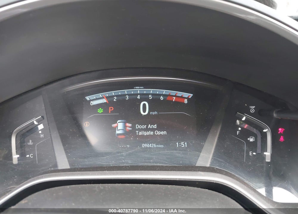 2018 HONDA CR-V TOURING VIN: 7FARW1H97JE024415