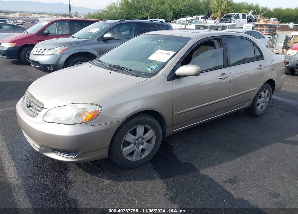 2004 TOYOTA COROLLA LE VIN: 1NXBR38E14Z204686