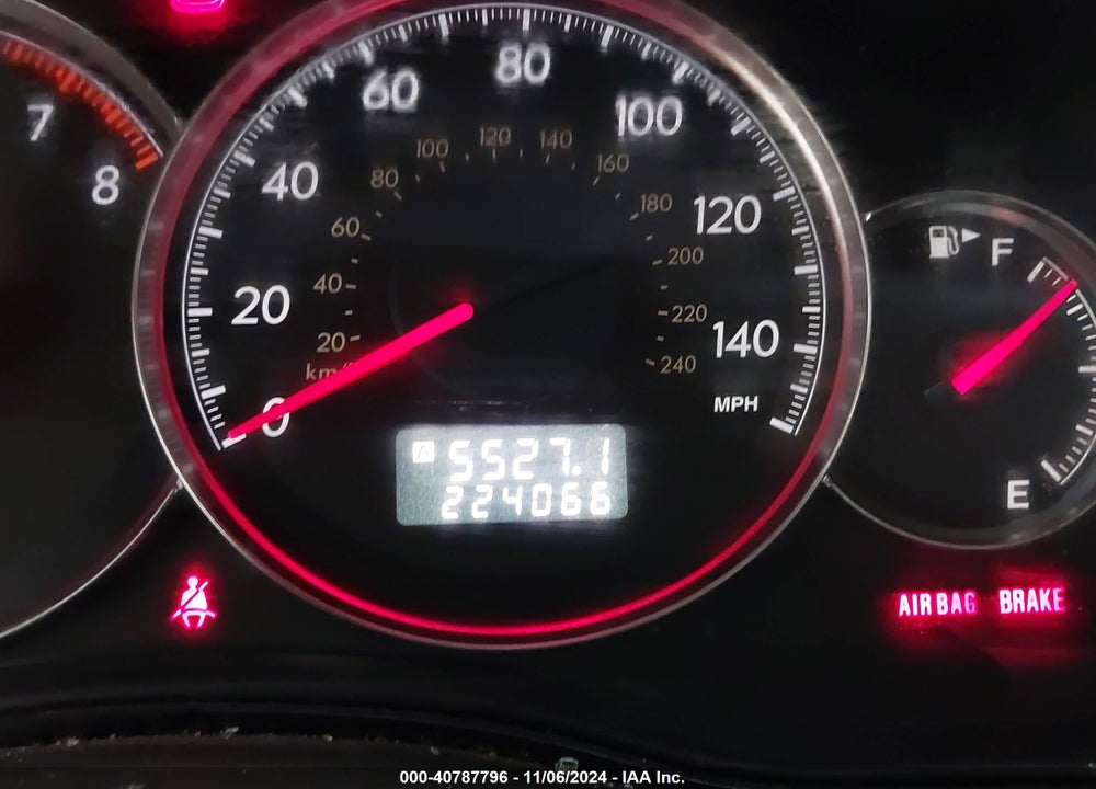 2008 SUBARU OUTBACK 2.5I VIN: 4S4BP61C086302263