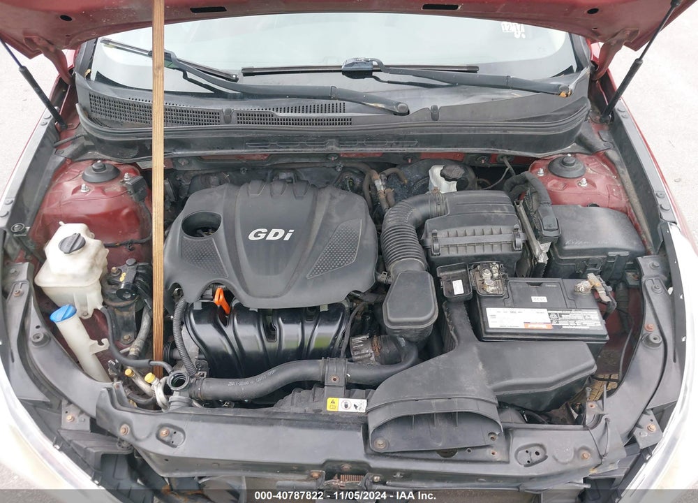 2013 HYUNDAI SONATA GLS VIN: 5NPEB4AC5DH606452