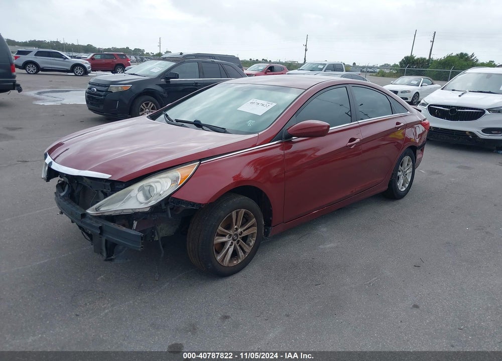 2013 HYUNDAI SONATA GLS VIN: 5NPEB4AC5DH606452