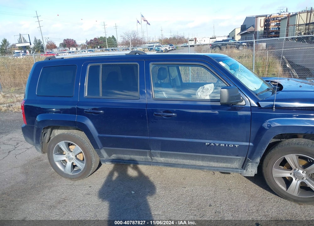 2017 JEEP PATRIOT HIGH ALTITUDE FWD VIN: 1C4NJPFA5HD202915